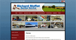 Desktop Screenshot of moffatauction.com